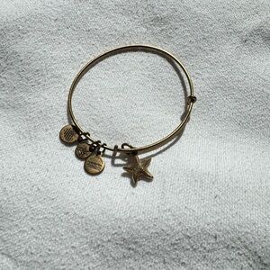 Alex and Ani starfish Charm Bangle Bracelet